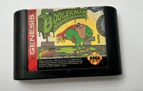 Boogerman: A Pick & Flick Adventure (Sega Genesis, 1994) Cartridge Manual Poster