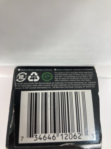 Genuine Lexmark 70 Black Ink Cartridge 12A1970. New And Sealed. 2007 - Picture 7 of 7