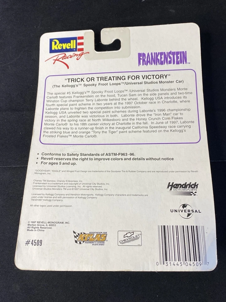 Revell 1/64 NASCAR #5 Terry Labonte Kellogg's Frankenstein Free Shipping - Image 2 of 2
