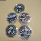PANDA LIFE SERES Set Of*5*🐼 UNCIRCULATED GIANT PANDA BEAR SPECTACULAR PROOF😳