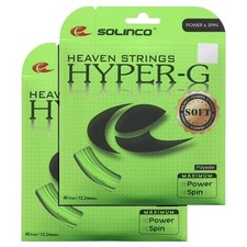 Hyper-G Soft Tennis String - 2 Packs - Choice of Gauge 16g - 1.30 