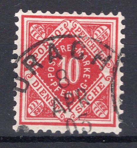 Württemberg 115B Colore Gest. BPP 40EUR