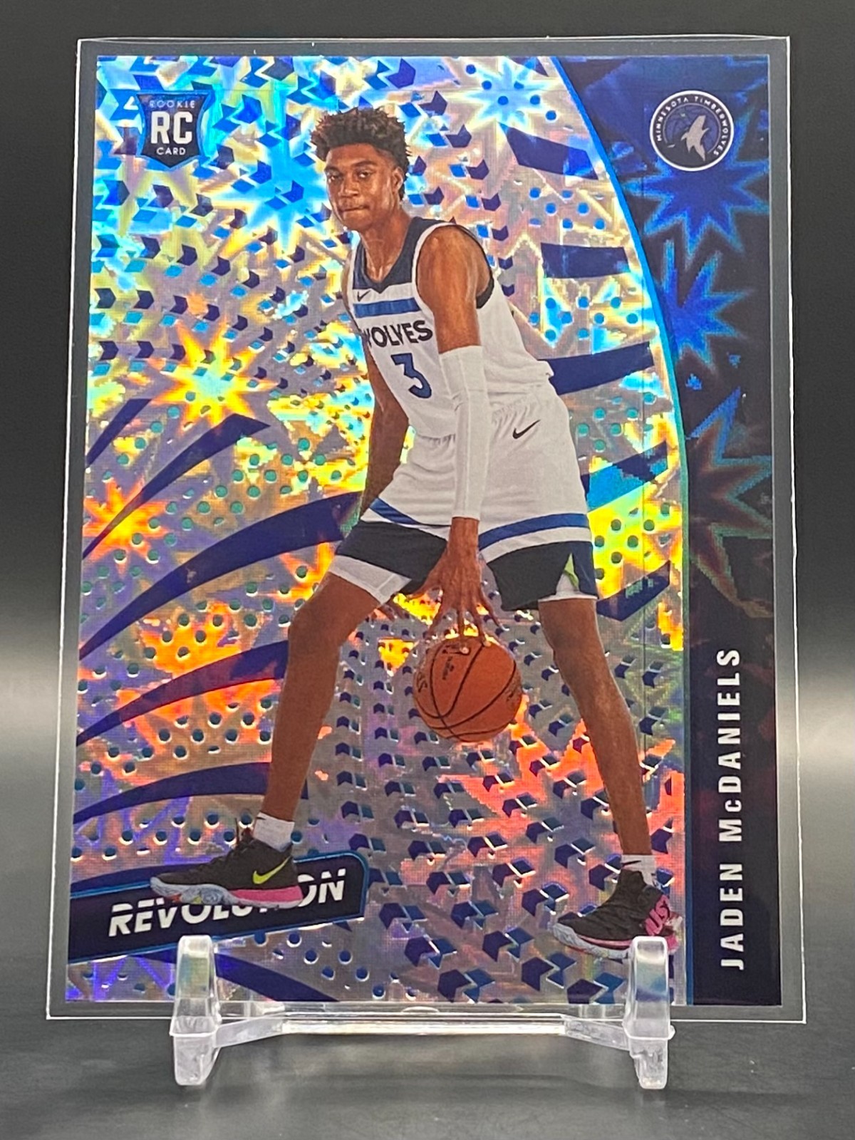Jaden McDaniels 2020-21 Panini Revolution Rookie Impact #/149 Timberwolves RC