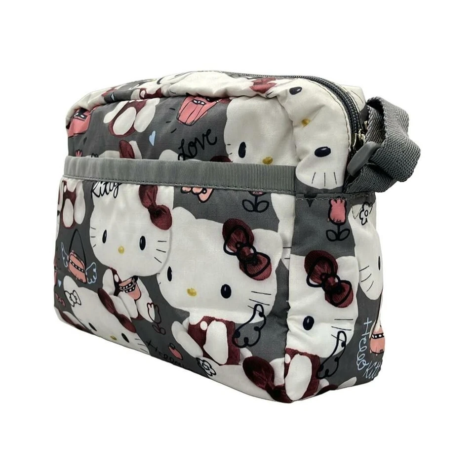 Lesportsac Hello Kitty Bolso Bandolera Patrón Total Damas Daño 2570 Foto 3 de 4