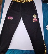 Dr. Bombay Leopard Velour Joggers Size Xl