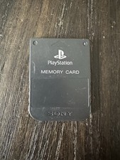 PlayStation 1 PS1 Black Memory Card SCPH-1020