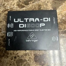 Behringer Ultra-DI DI600P 1-channel Passive Microphone / Instrument Direct Box