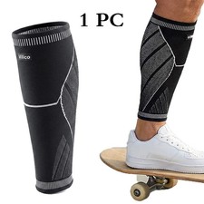 1PC Basketball Athletics Compression Sleeves Leg Calf Shin Splints Knee Sleeve