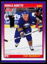 Donald Audette, 1991-92 Score American, #389, Buffalo Sabres,