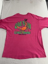 Vintage Old Mill Crab House T-shirt 80s Delmar Delaware XL
