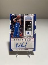 2020 Panini Contenders Draft Picks #90 Nick Richards Ticket Stub