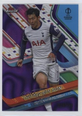 2024 Finest UEFA Club Competitions Purple Lava Refractor /199 Heung-Min Son 1k7d