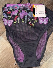 Joyspun  2-Pair Womens Cheeky Underwear Panties Lace Nylon Embroidered  3XL