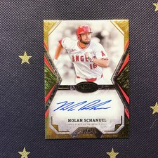Nolan Schanuel 2025 Topps Tier One Talent Auto #’d/149 Angels 