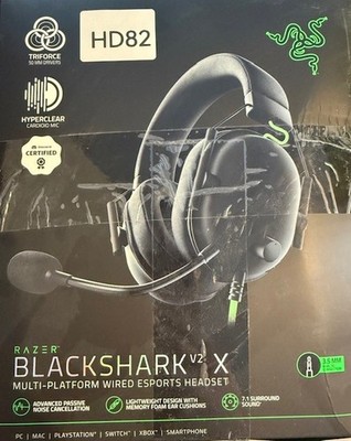 Teilen Razer Blackshark V2 X Schwarz Over-the-Ear Gaming Headset