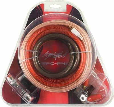 Spectron SPC-P40 | 10mm² 5m Powerkabel Cinchkabel Set