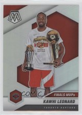 2020-21 Panini Mosaic Finals MVPs Silver Prizm Kawhi Leonard #299 rf2