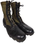 Vintage Bata Military Jungle Boots Size 11N Vietnam War 1960's Spike Protective