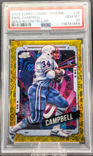 2024 Topps Cosmic Chrome Earl Campbell #36 Gold Interstellar /50 PSA 10 Oilers