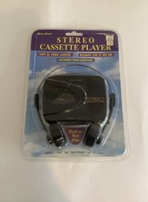 Nowy zapieczętowany stereofoniczny odtwarzacz kasetowy ze słuchawkami Lenox Sound Model 820 Vintage