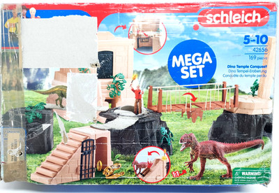 Schleich Dinosaurs 42656 Dino Tempel-Eroberung unvollständig 1 Teil fehlt neu