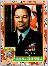 🪖 1991 Topps Desert Storm #2 General Colin Powell