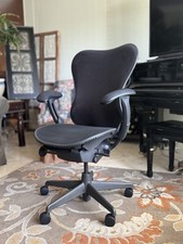 Herman Miller Mirra Office Chair Black Adjustable Arms