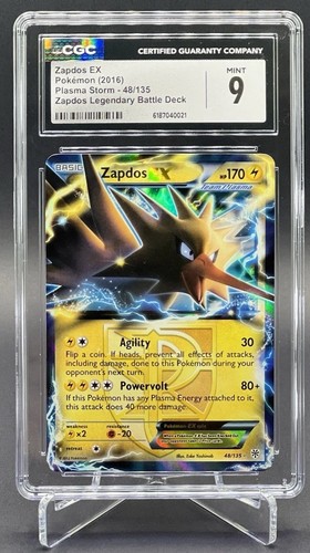 Zapdos-EX graded CGC 9 for sale on eBay