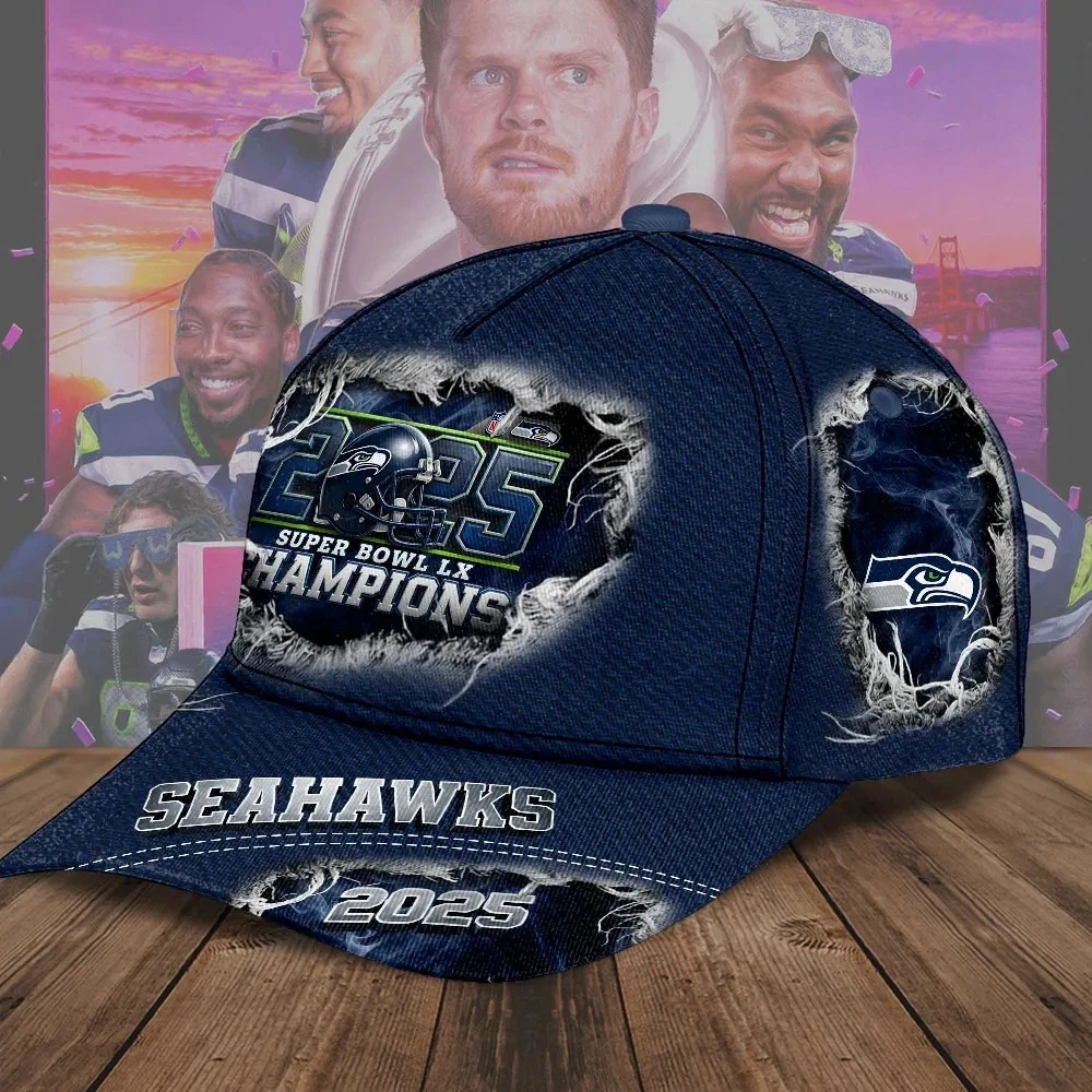 Seahawks 2025 SB LX Champions Classic Cap