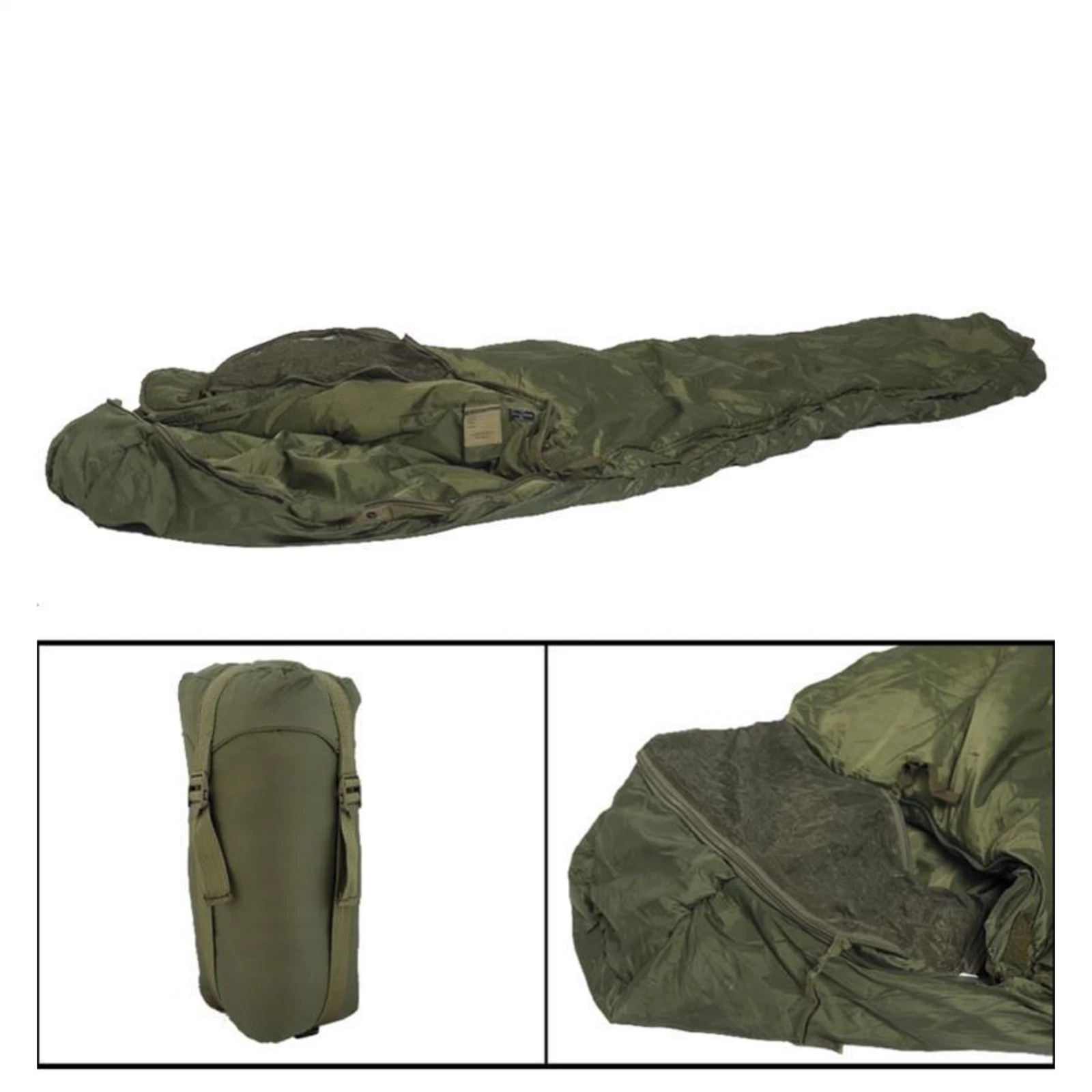 MIL-TEC Tactical 3 Sleeping Bag Thermolite Teflon Coated Olive