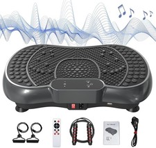 Vibration Plate Exercise Machine for Weight Loss 100-Speed Platform w/ Remote