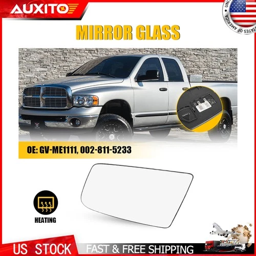 Left Driver Side Mirror Glass Heated Fit Mercedes Benz Sprinter 2500 2010-2018