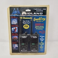 Midland Speakeasy Micro II Two-way Radio Two Pack 14 Channel READ DESCRIPTION 