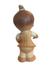 Painted Squeaky Girl Toy Pink Dress Rubber Hand Painted  — photo 2