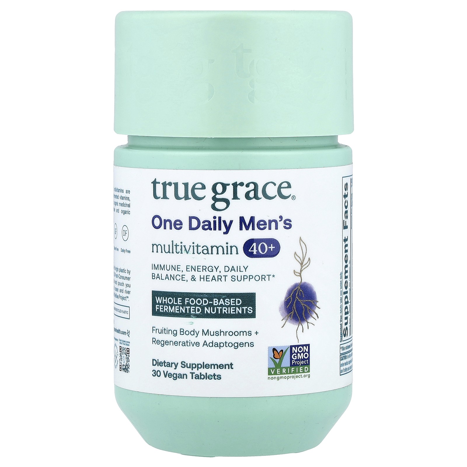 One Daily Men's Multivitamin 40+, 30 Vegan Tablets