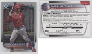 2025 Bowman Chrome Prospects Refractor /499 Gabriel Davalillo #BCP-178