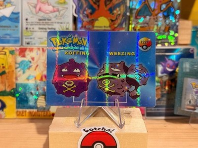 Classic 1999 Pokemon Vending Prism Sticker - Koffing & Weezing Gallery #1227