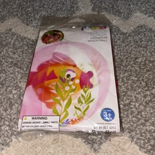 New Sealed Intex Aquarium Beach Ball with Fish Inside 24"