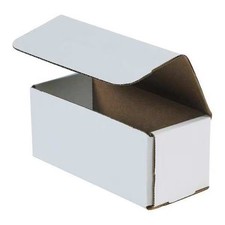 7 in x 3 in x 3 in Inside H, Literature Mailer, White, Corrugate, Single Wall