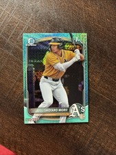 2025 Bowman Chrome Geometric Aqua Refractor Shotaro Morii /299