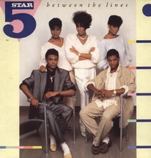 5 Star BETWEEN THE LINES LP (VINYL ALBUM) GERMAN TENT 1987 (Vinyl)