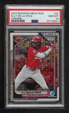 2024 Bowman Mega Box Chrome Mojo Refractor Elly De La Cruz PSA 10 GEM MT 1hj7