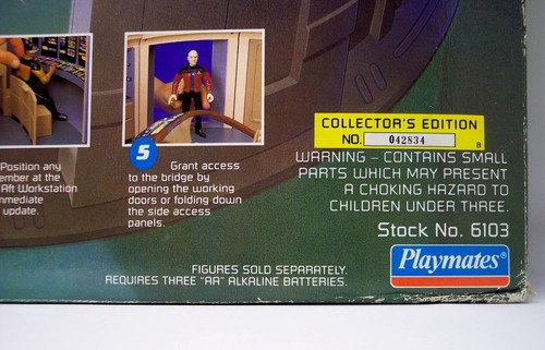 Playmates Star Trek "The Next Generation Enterprise Bridge Playset" MIB - Picture 4 of 10