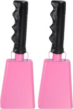 9Inch Cow Bells Football Games 2 Pcs Cowbells Sporting Events Bulk Loud Noise