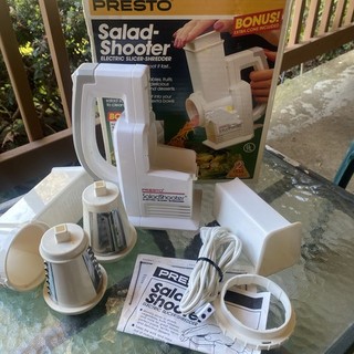 Presto Salad Shooter Slicer Shredder Vintage Model 0291001 Preowned