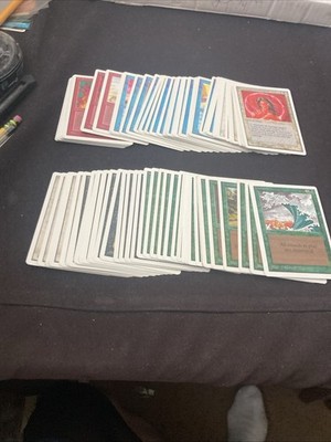 LOT of 90 Unlimited Uncommon And Commons MTG Nm Gradeable All Different