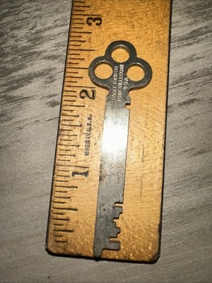 Antique Key Eagle Lock Co. #53KHX231 Flat Key Rare