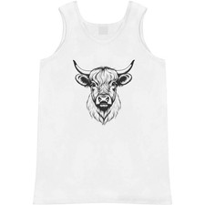 'Scottish Highland Cattle' Adult Vest / Tank Top AV050085 