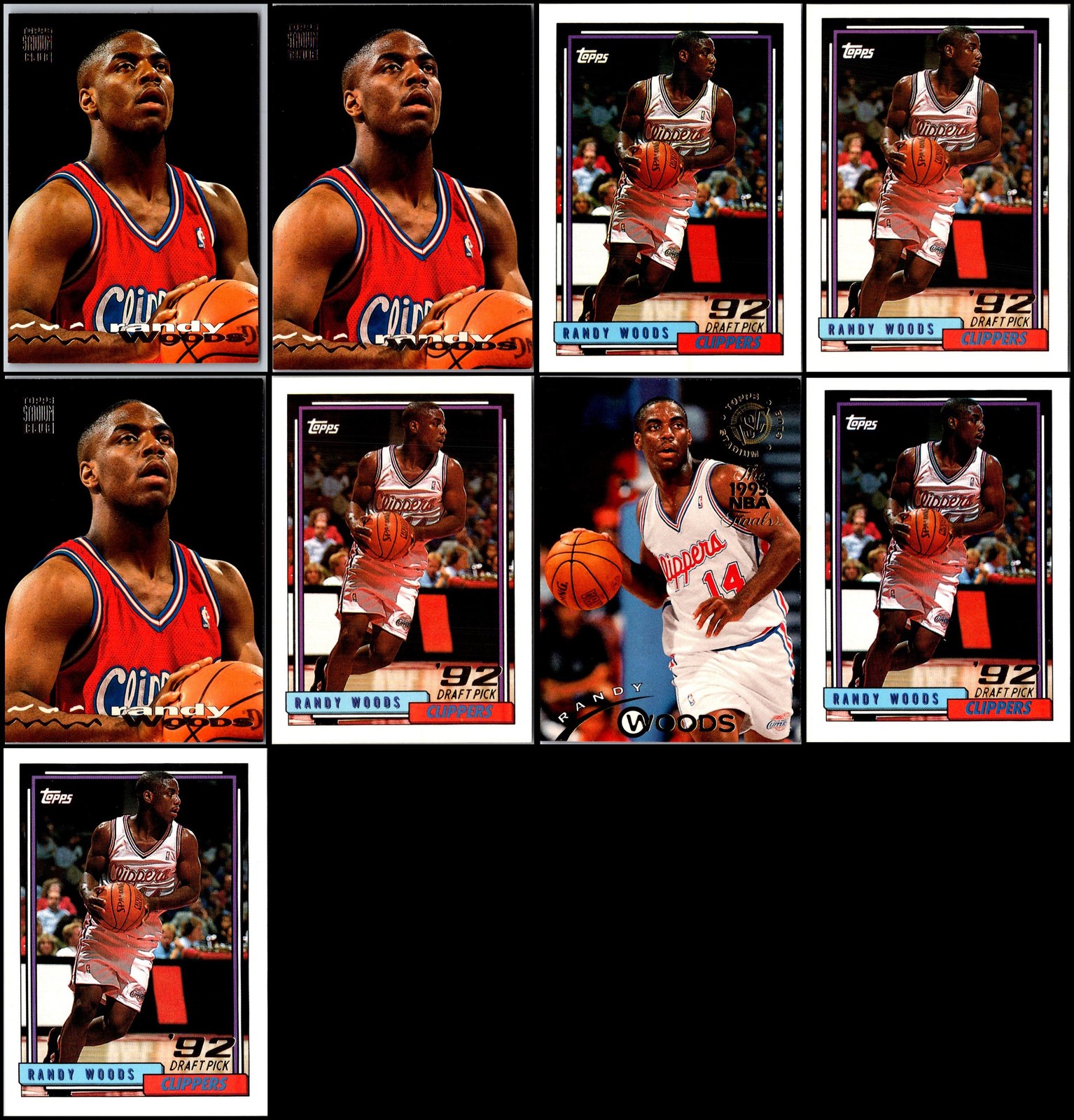 Stadium Club Randy Woods (9) Card Lot - Auctionliner