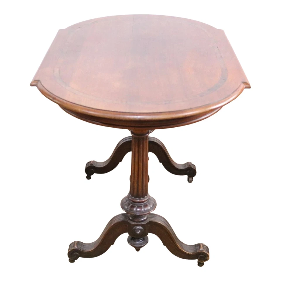 Antique carved console side table - writing table - centre display table - Image 2 of 4